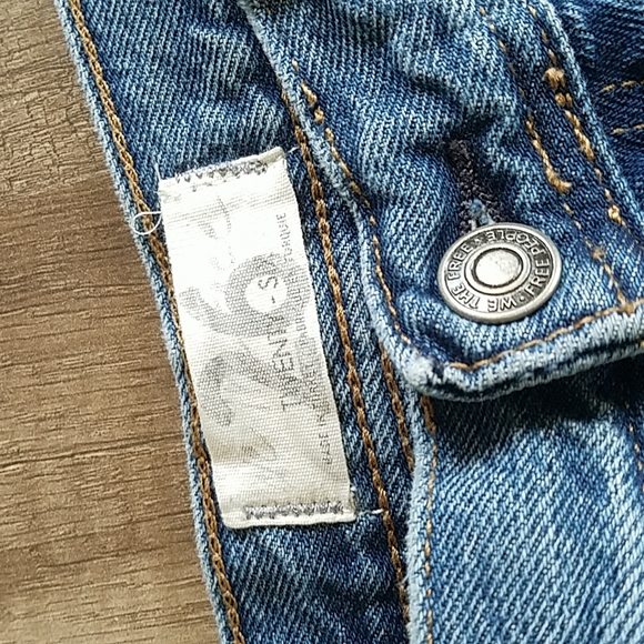 We The Free Maggie Midrise Straight Leg Distressed Hem Jeans 26 - Picture 6 of 8